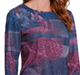 Plum Print Top Sparkle Plus