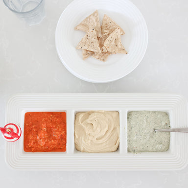 Pinstripes Garnish Dish