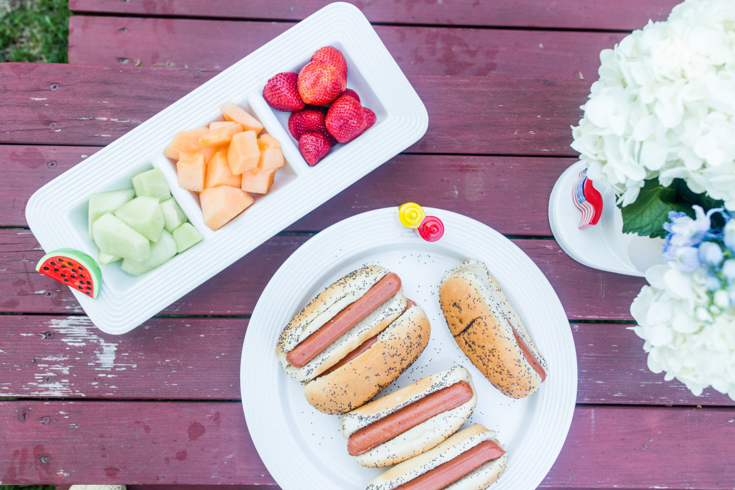 Pinstripes Garnish Dish