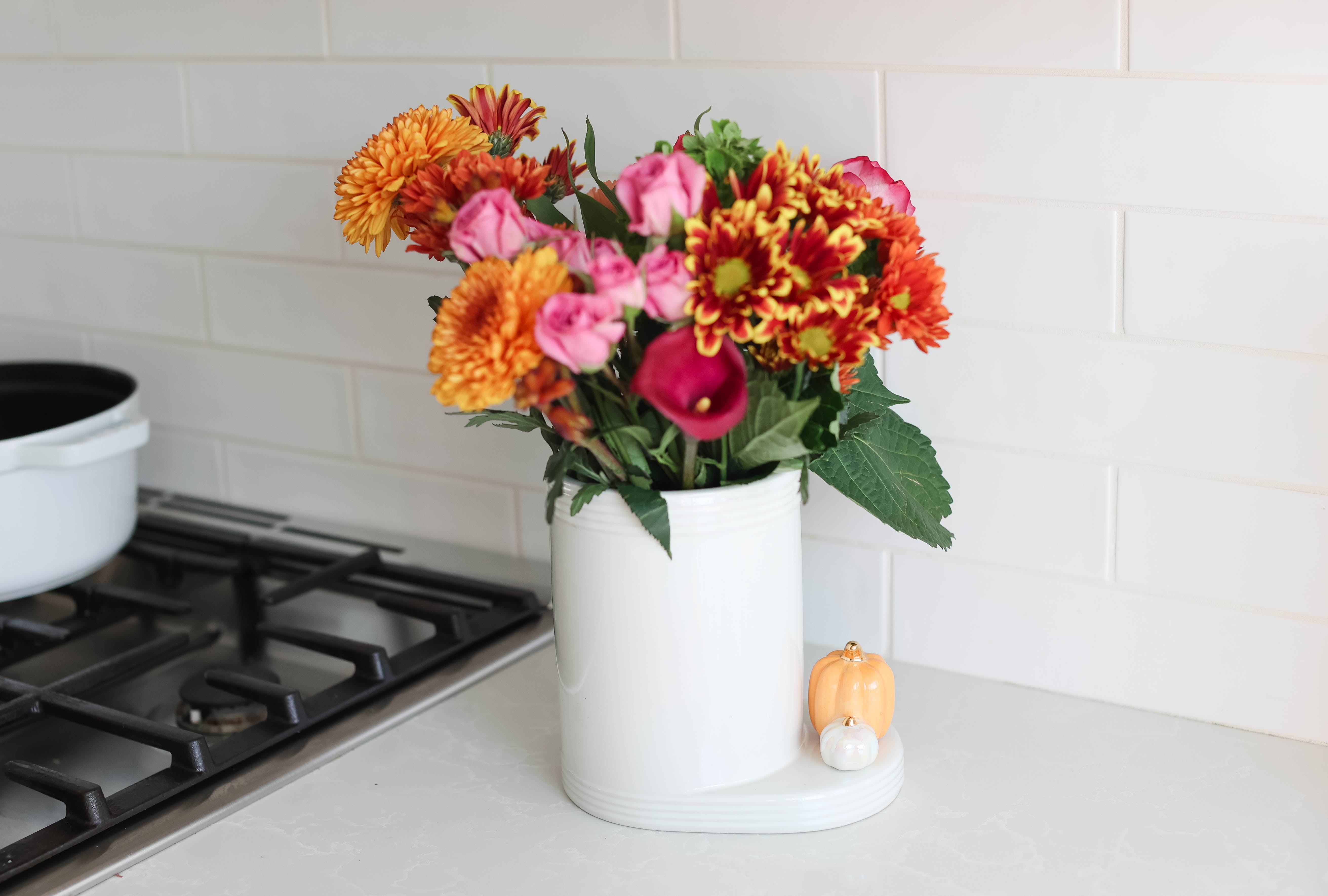 Pinstripes Utensil Crock