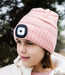 Night Scope Kid's Rechargeable LED Beanie - Pink