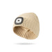 Night Scope Kid's Rechargeable LED Beanie - Cream