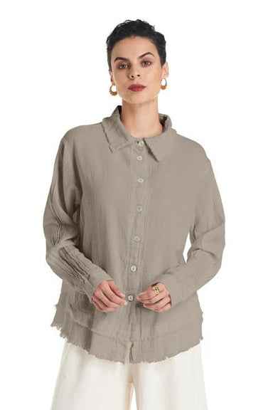 Taupe Open Jacket