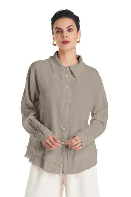 Taupe Open Jacket