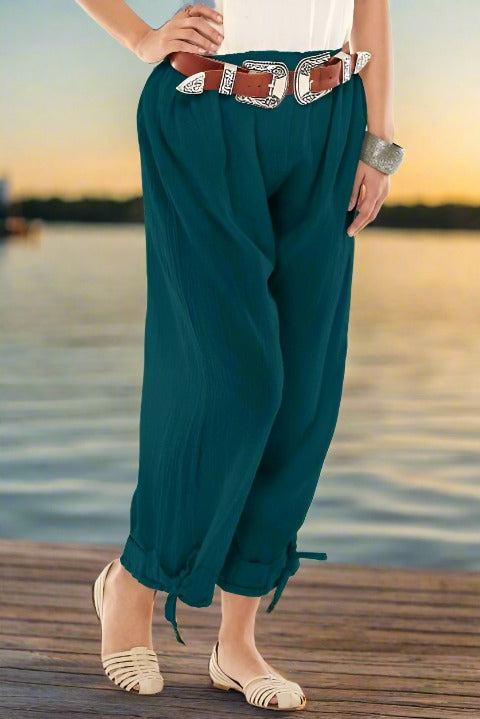 Pine One Size Banded Ankle Pants