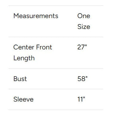 Turquoise One Size Cotton Gauze Top