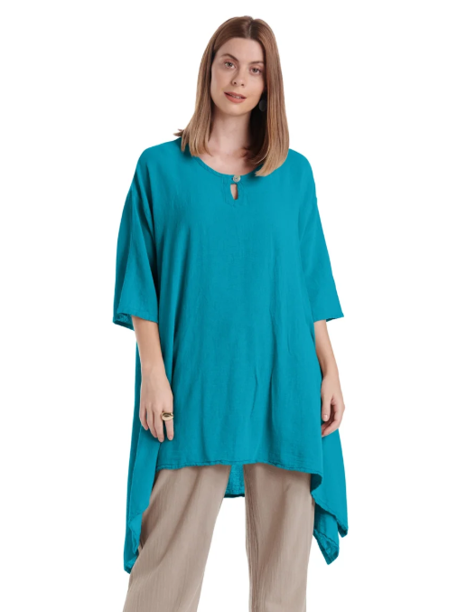 Bunny Turquoise One Size Top