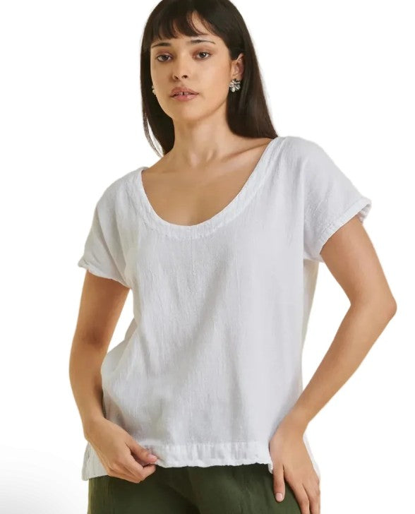 Snow White Flipper Top