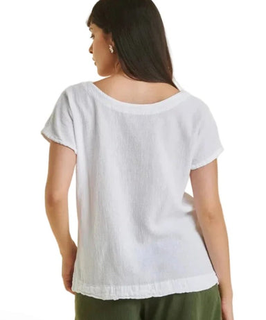 Snow White Flipper Top