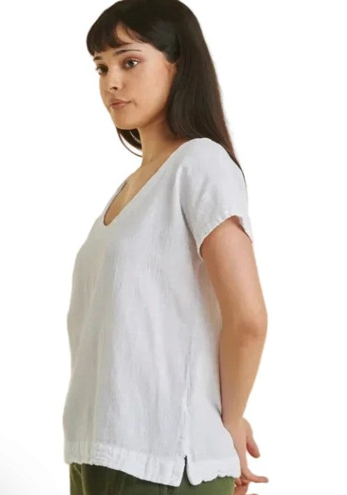 Snow White Flipper Top