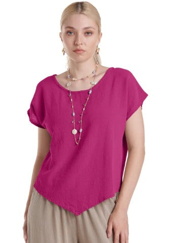 Fuchsia Grace Top