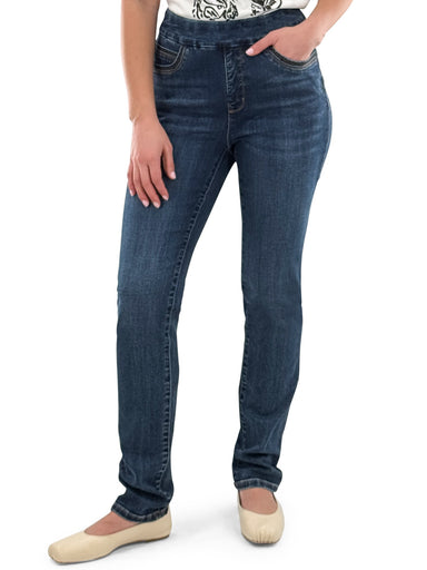 Embroidered Outseam Jeans