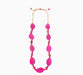 Fuchsia Long Tagua Necklace