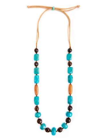 Turquoise Combo Tagua Necklace