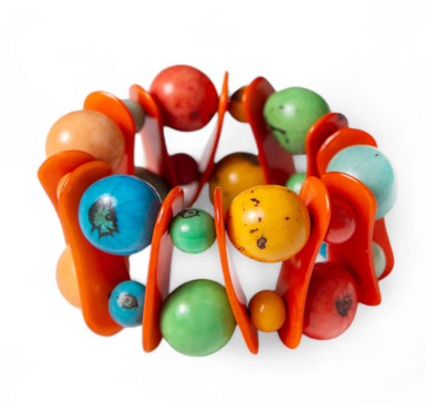 Multi Color Tagua Bracelet