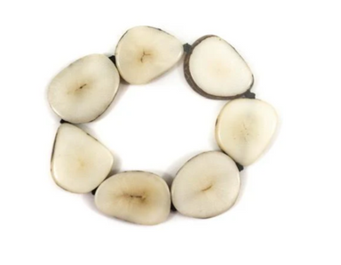 Ivory Tagua Slices Bracelet