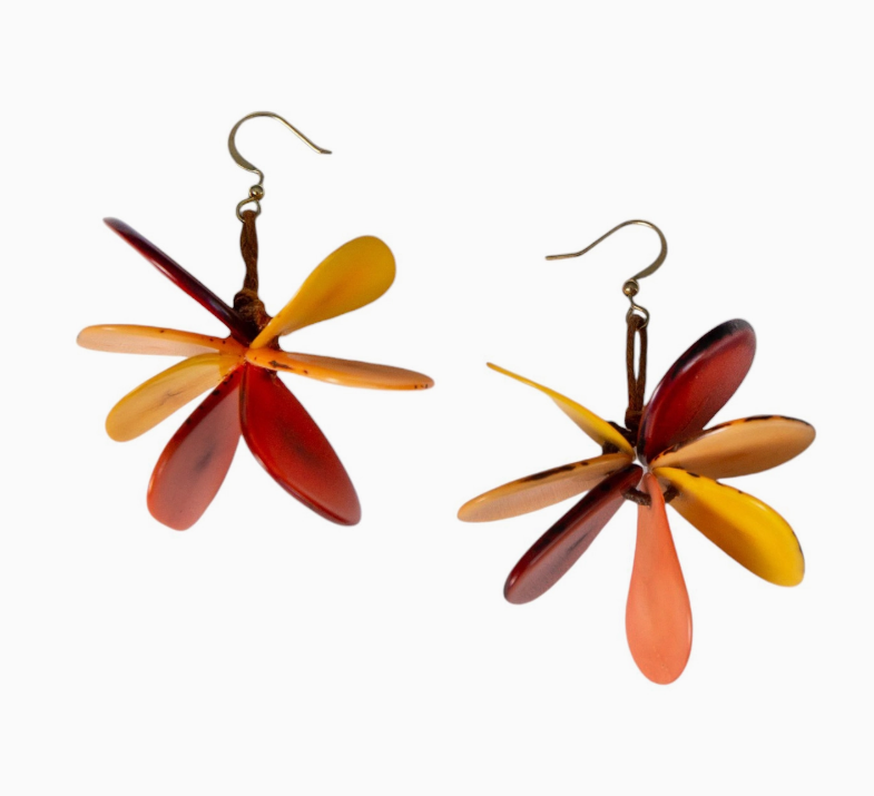 Burgundy Combo Irma Earrings