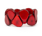 Red Tagua Slices Bracelet