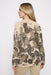 Leaf Print Lightweight Sweater