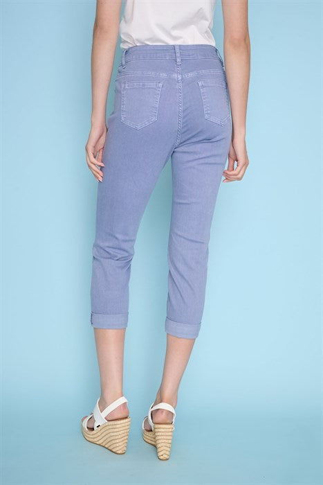 Dusty Blue Cropped Jean