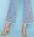 Sand Embroidered Floral Crop Jeans