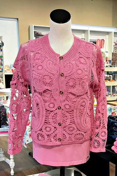 Camillia Pink Lace Jacket