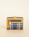 League Mini Wallet Plaid Navy