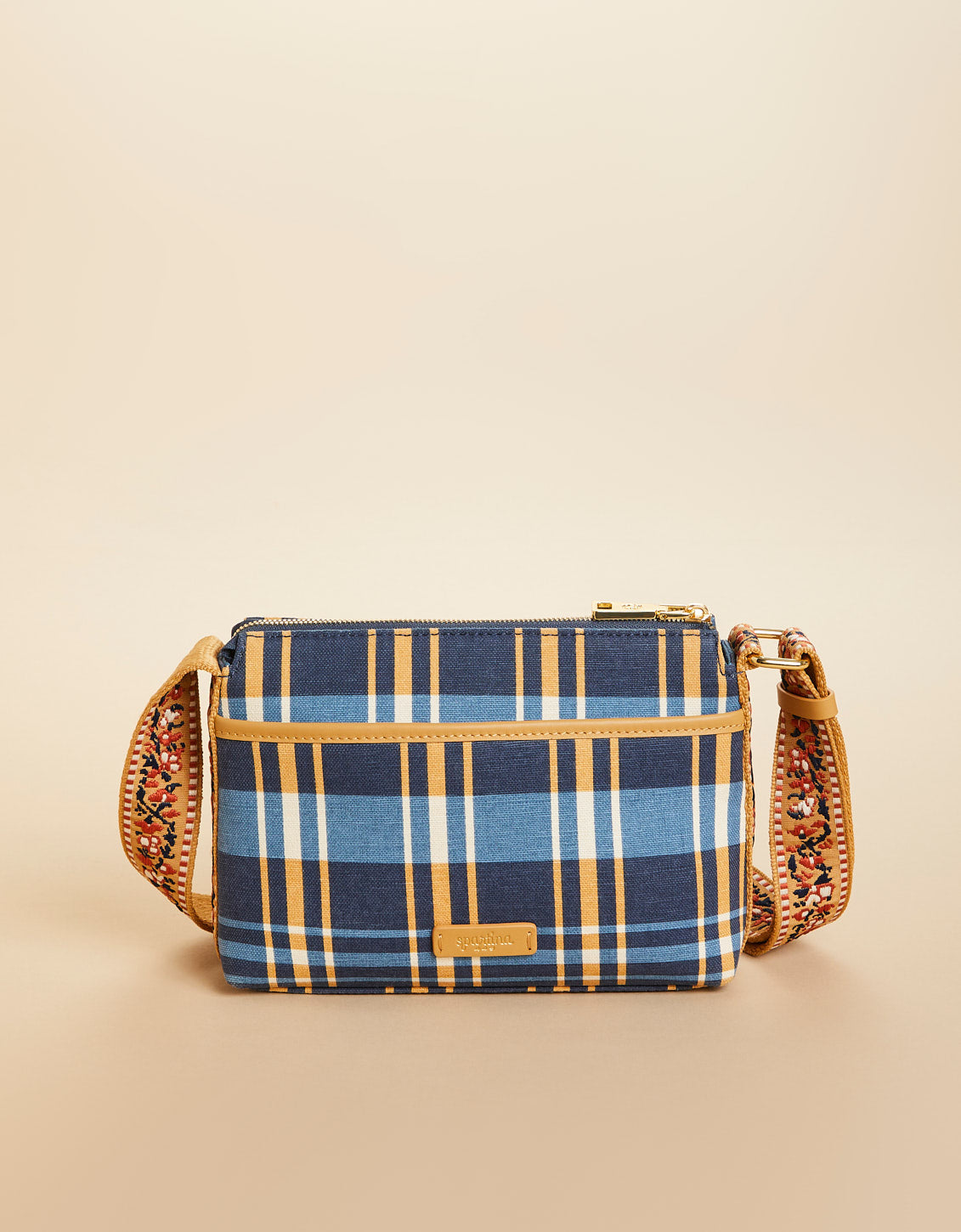 Rosie Crossbody Plaid Navy