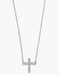 Sea La Vie Faith Cross Silver Necklace