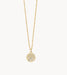 Sea La Vie Paw Print Gold Necklace