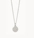 Sea La Vie Paw Print Silver Necklace