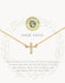 Sea La Vie Have Faith Cross Gold Necklace