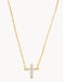 Sea La Vie Have Faith Cross Gold Necklace