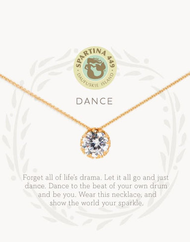 Sea La Vie Dance Gold Necklace