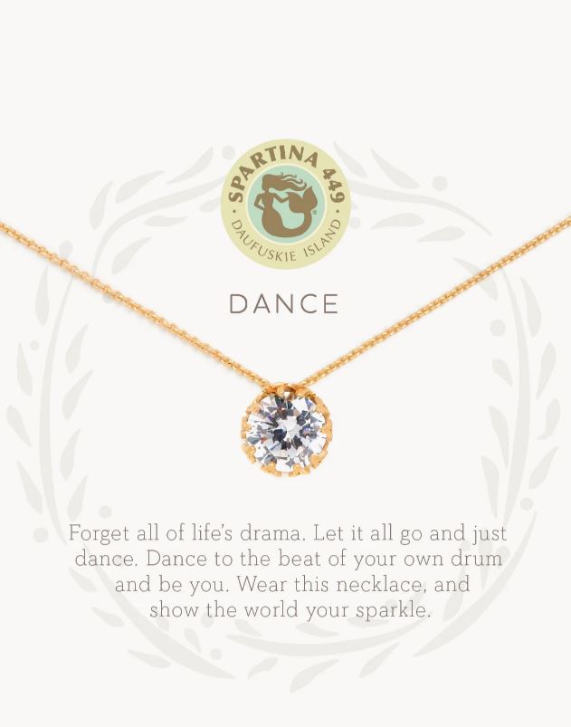 Sea La Vie Dance Gold Necklace