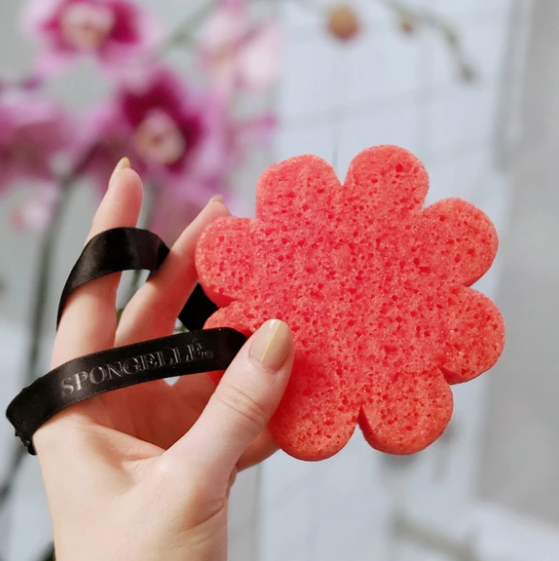 Bulgarian Rose Wildflower Spongelle Shower Sponge