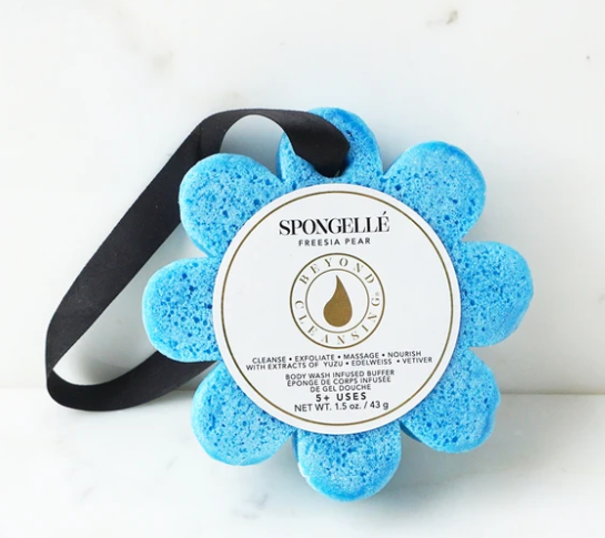 Freesia Pear Wildflower Spongelle Shower Sponge