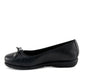 Chesser Black Leather Ballet Flat