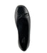 Chesser Black Leather Ballet Flat