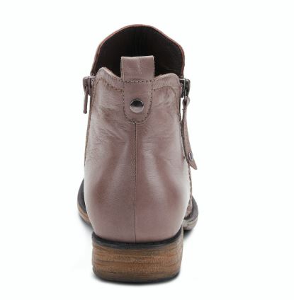 Taupe Oziel Leather Bootie