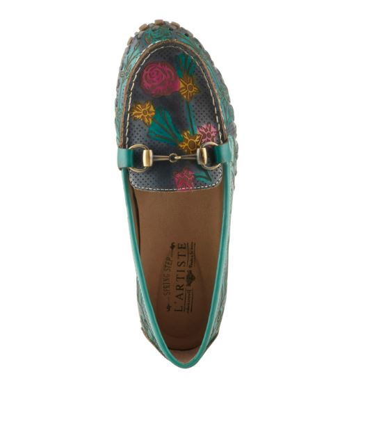 Delavigne Teal Loafer