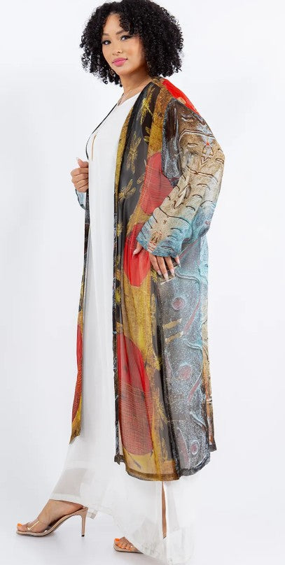 Homage Long Sleeve Duster