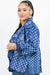Indigo Print Kimono Jacket