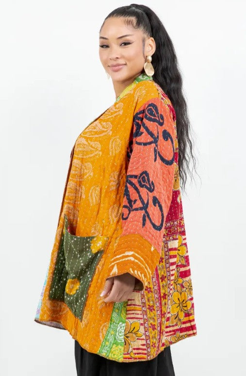 Multi Color Long Jacket
