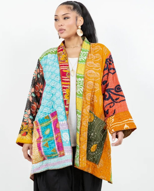 Multi Color Long Jacket