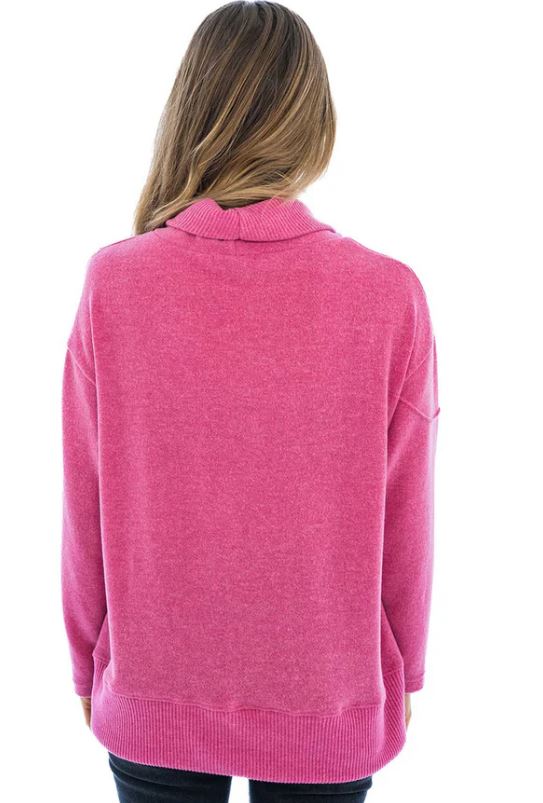 Pink Squiggle Lines Sweater