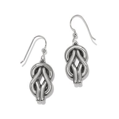 Interlok Harmony Two Tone French Wire Earrings