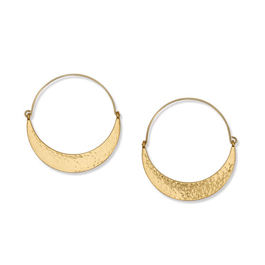 Palm Canyon Gold Large Hoop Earrings