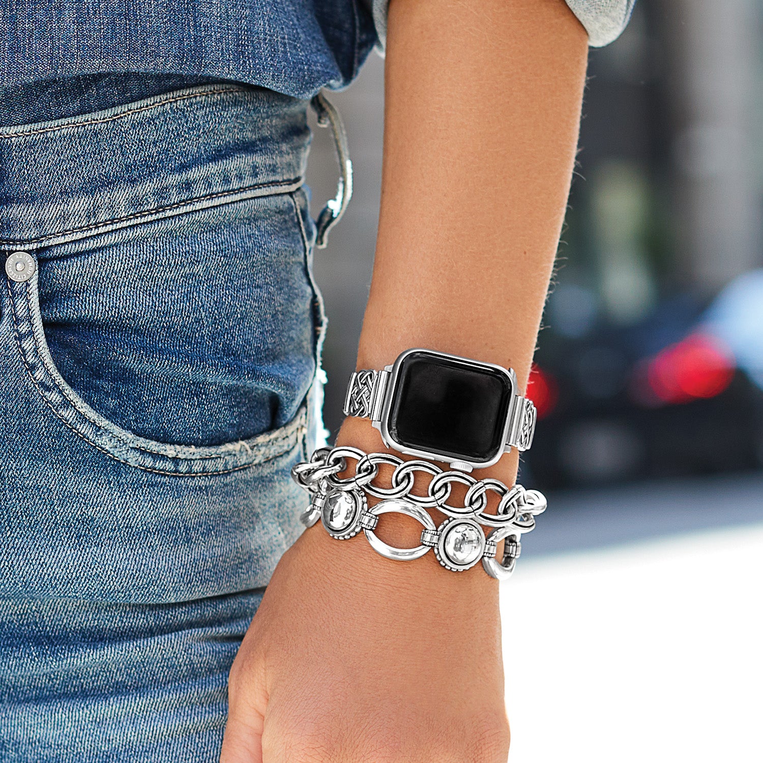 Pretty Tough Bold Stud Bracelet