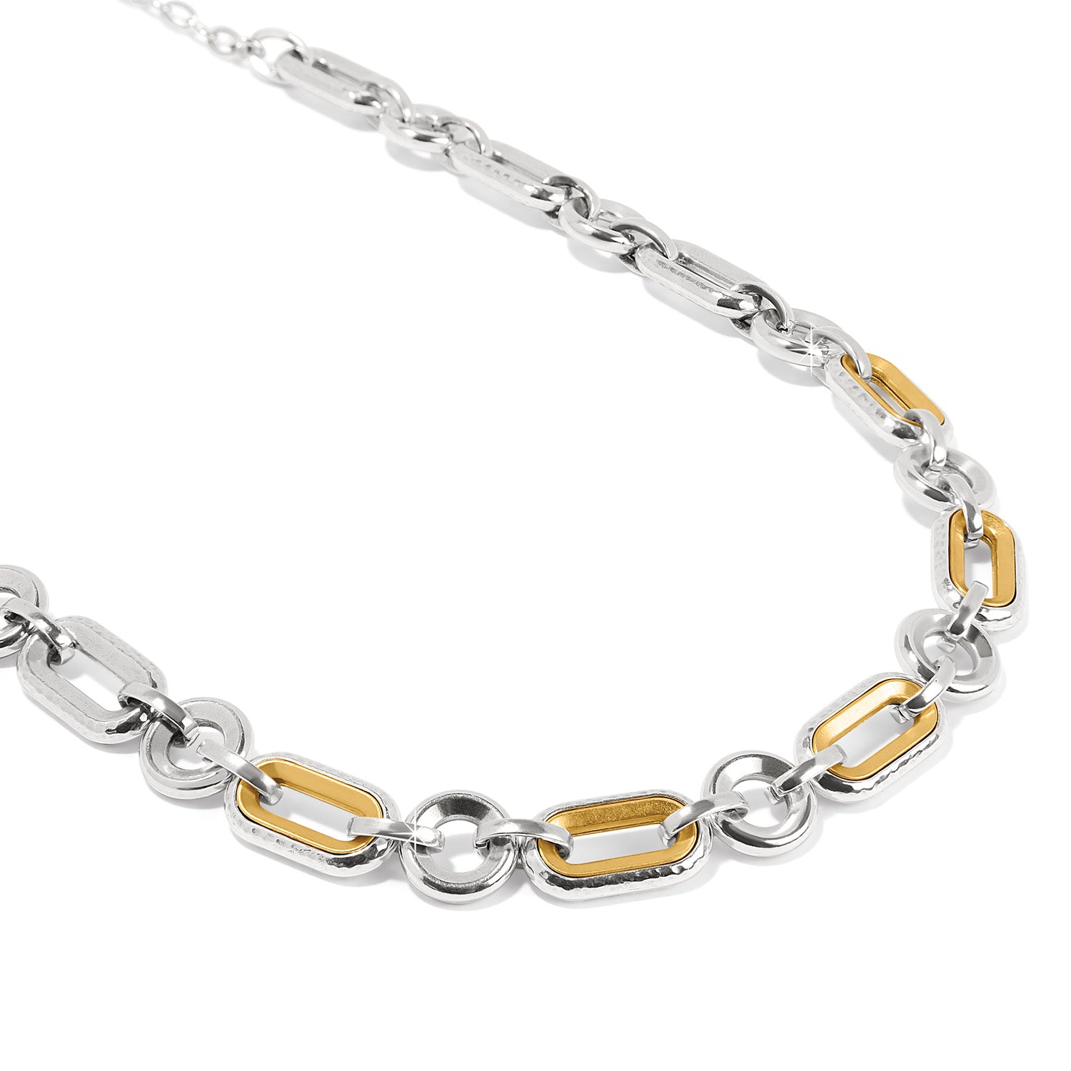 Medici Link Two Tone Necklace